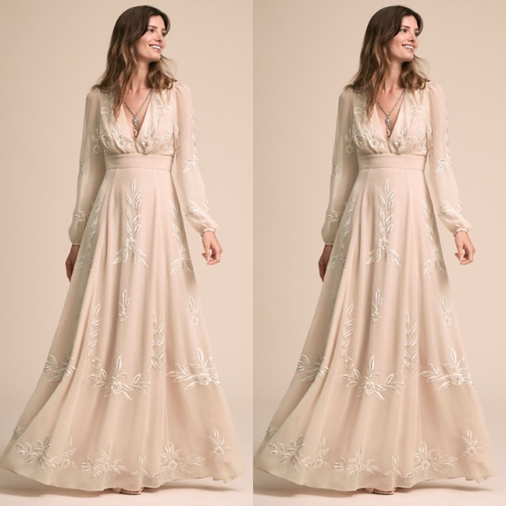 BHLDN Belize Embroidered Dress